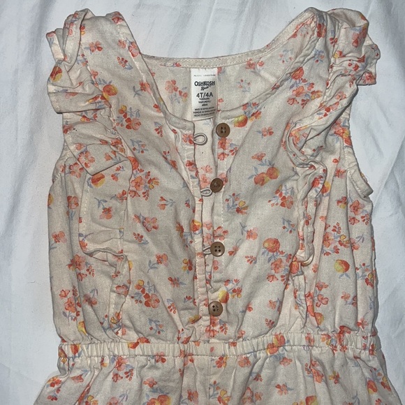 Girls linen romper - Picture 2 of 6